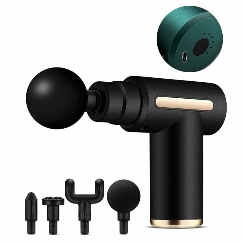 Massageador Elétrico Portátil Muscular Pistola Massagem 13cm