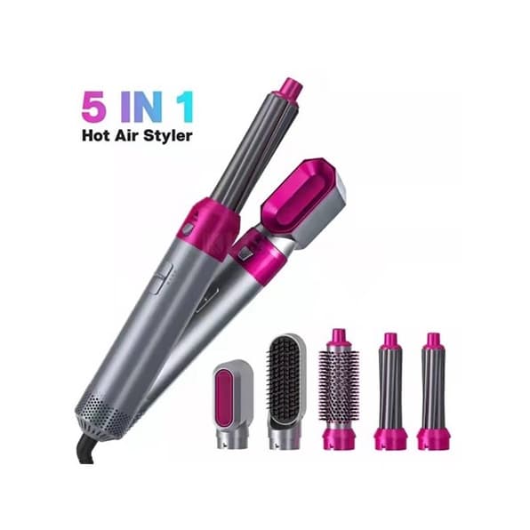5 em 1 Escova Secador de Cabelo Pente Modelador de Ar Quente Profissional W1-11