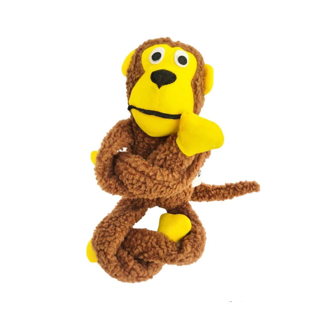 Mordedor Macaco Pelúcia Pet mordedores Brinquedo cachorros porte pequeno e médio