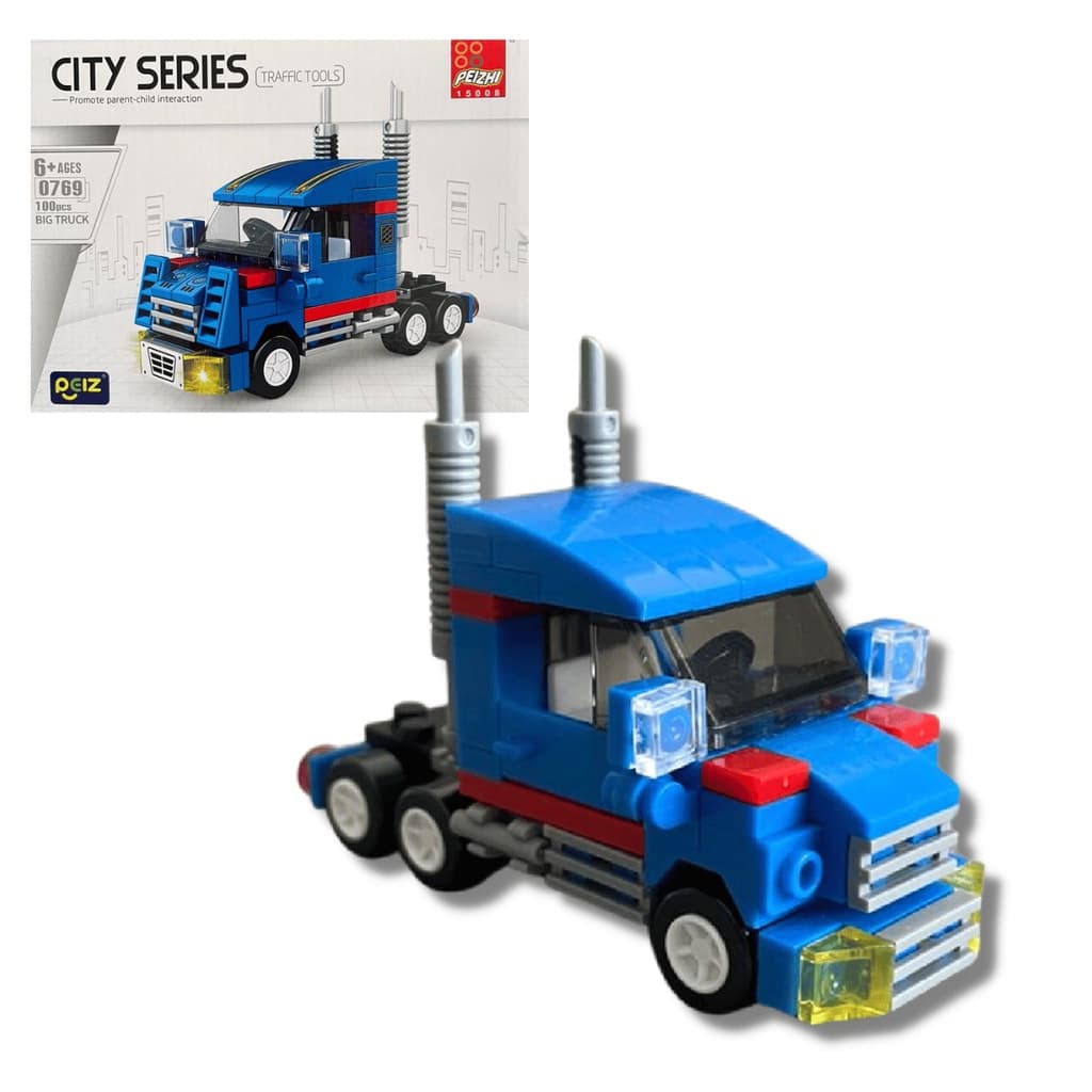 Caminhão lego bloco De Montar Modelo Caminhão Truck Coleção Traffic Tools Envio imediato.!