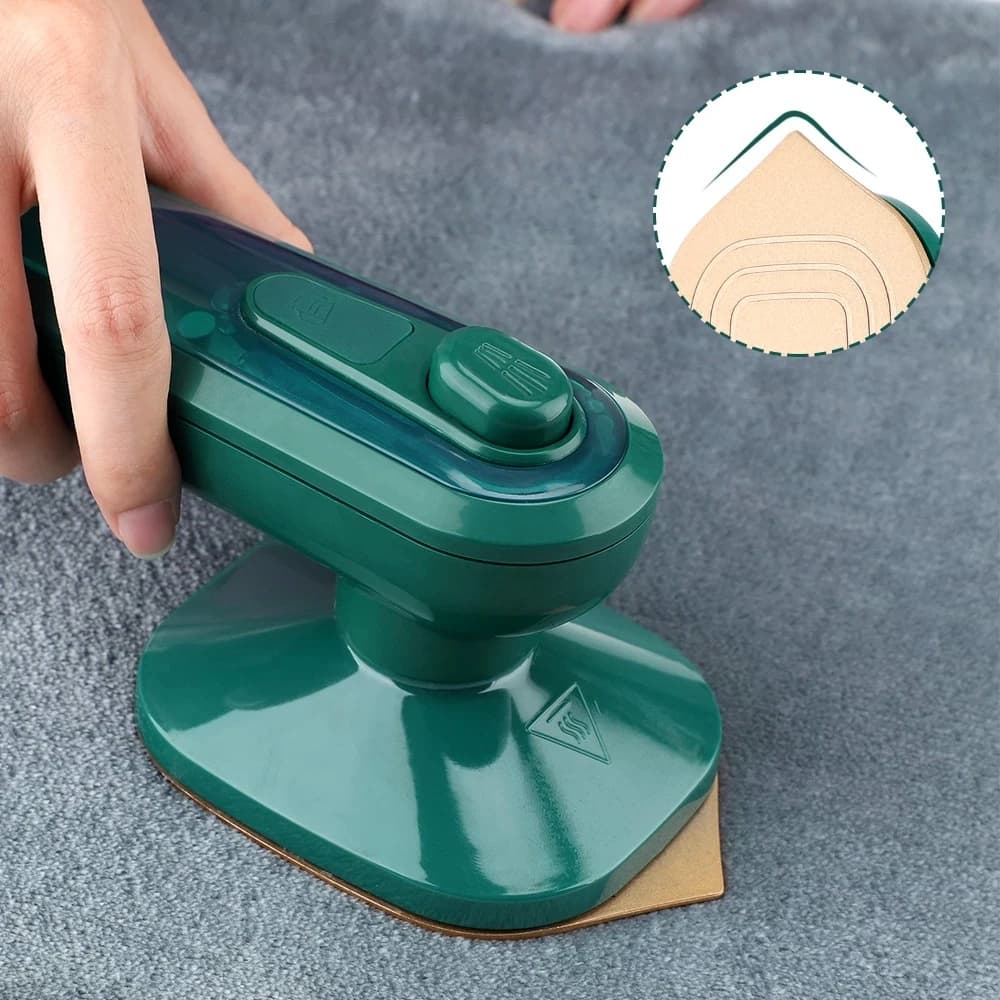Ferro A Vapor Portátil  Para Viagem Mini Passador De Roupas Cabe Na Mala Elétrico Pequeno Casa