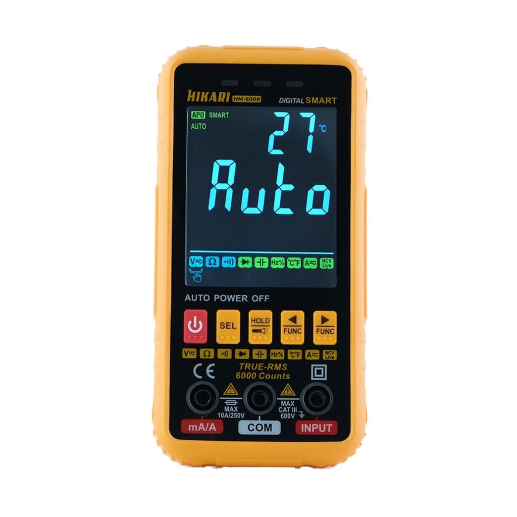 Multímetro Digital Smart True-RMS HM-6000 Hikari