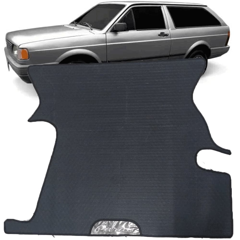 TAPETE PARATI 1986 A 1996 EMBORRACHADO PARA PORTA MALA MALAS ESPECIFICO DO CARRO AUTOMOTIVO
