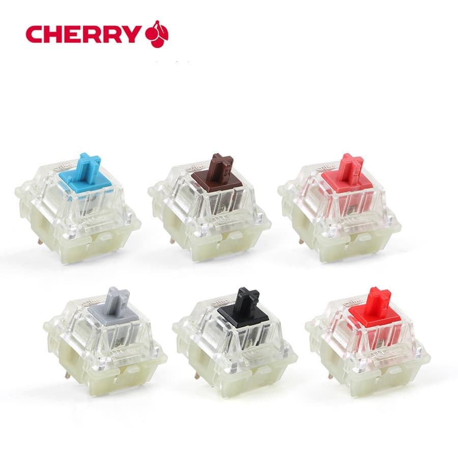 Teclado Mecânico Cherry Mx Switch Preto 3Pin Clicky Linear Táctil RGB Backlit LED Interruptor De Jogo SMD
