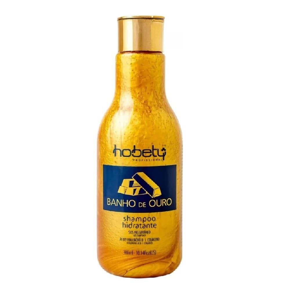 Hobety Shampoo Banho de Ouro Hidratante 300ml