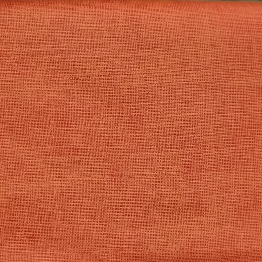 Tecido Patchwork Efeito Linho Laranja 901367