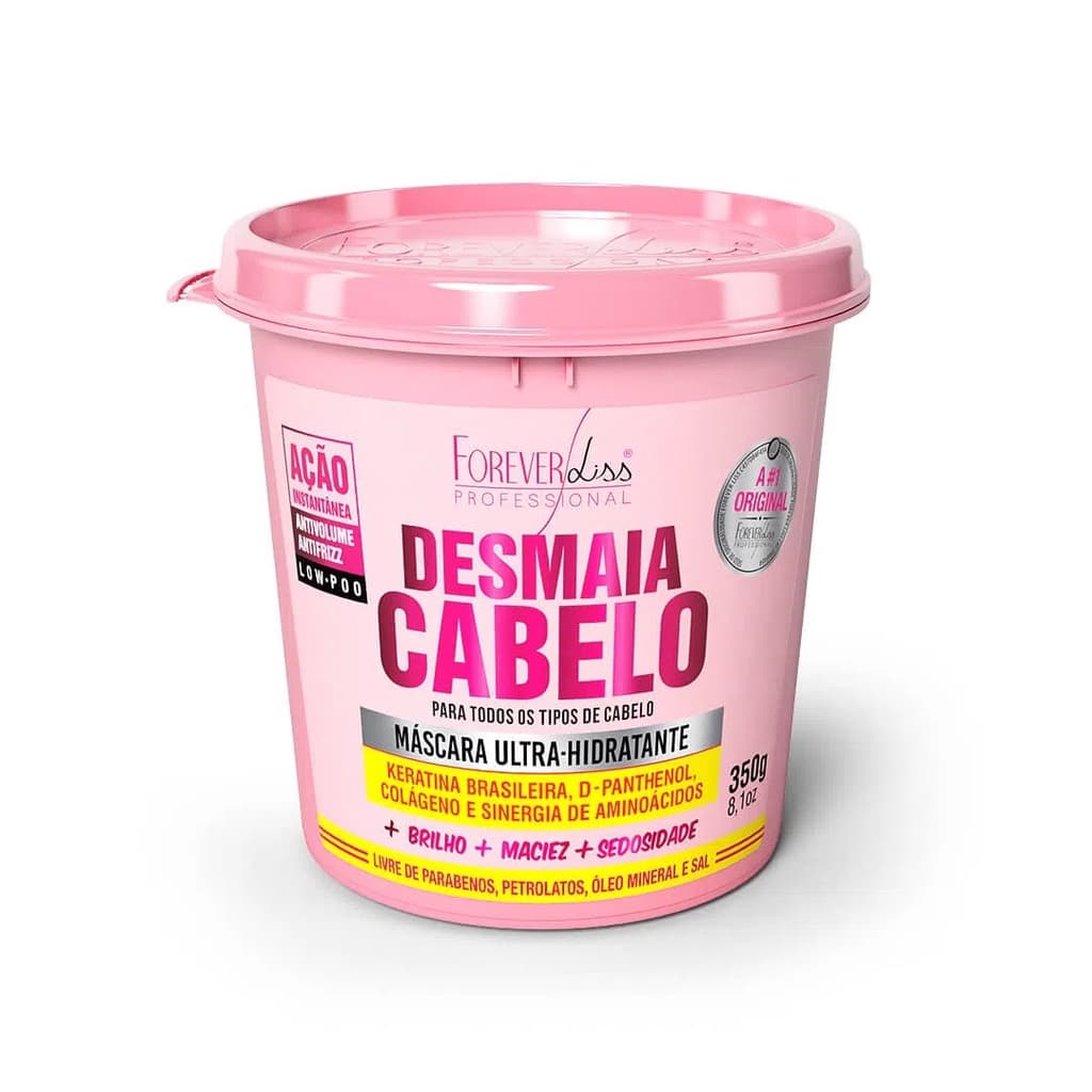 Máscara Hidratante Desmaia Cabelo Forever Liss 350g