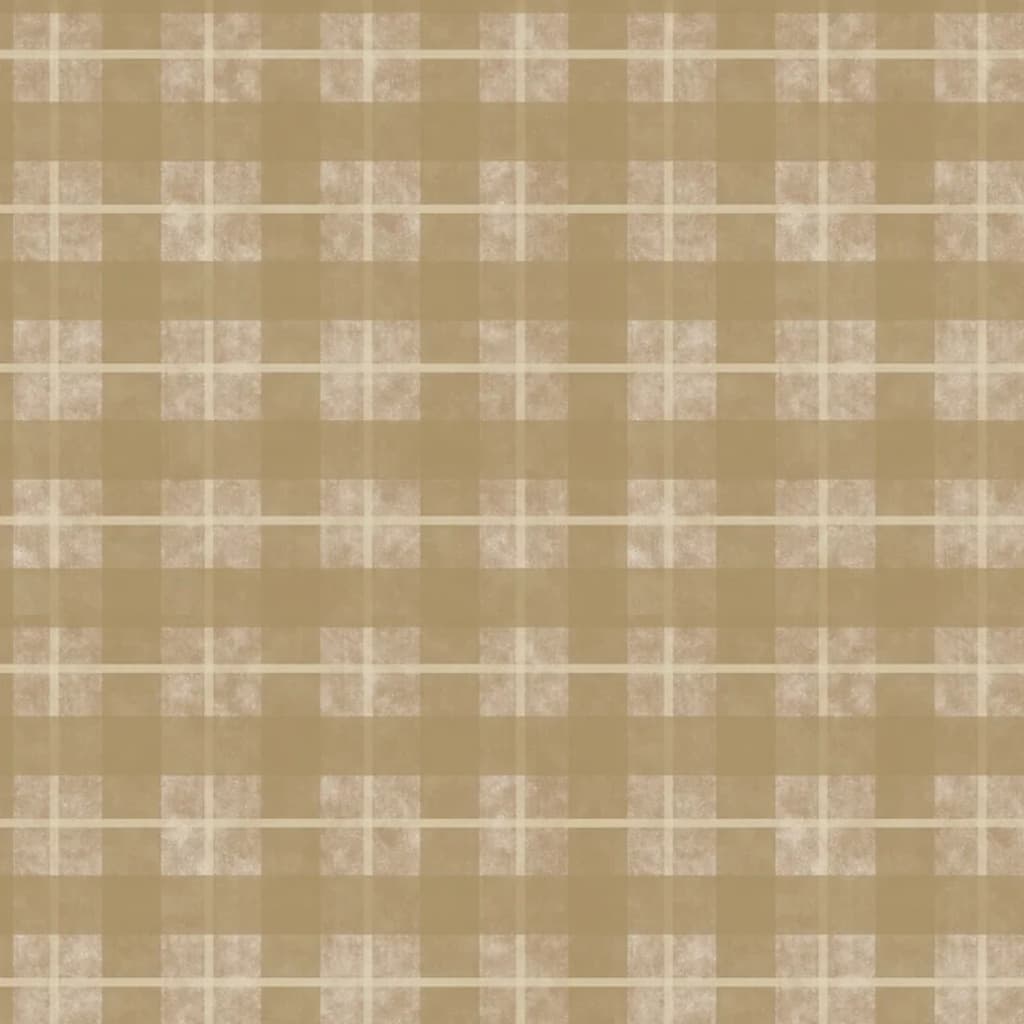 Tecido Patchwork Digital Xadrez Caramelo Dolls D004
