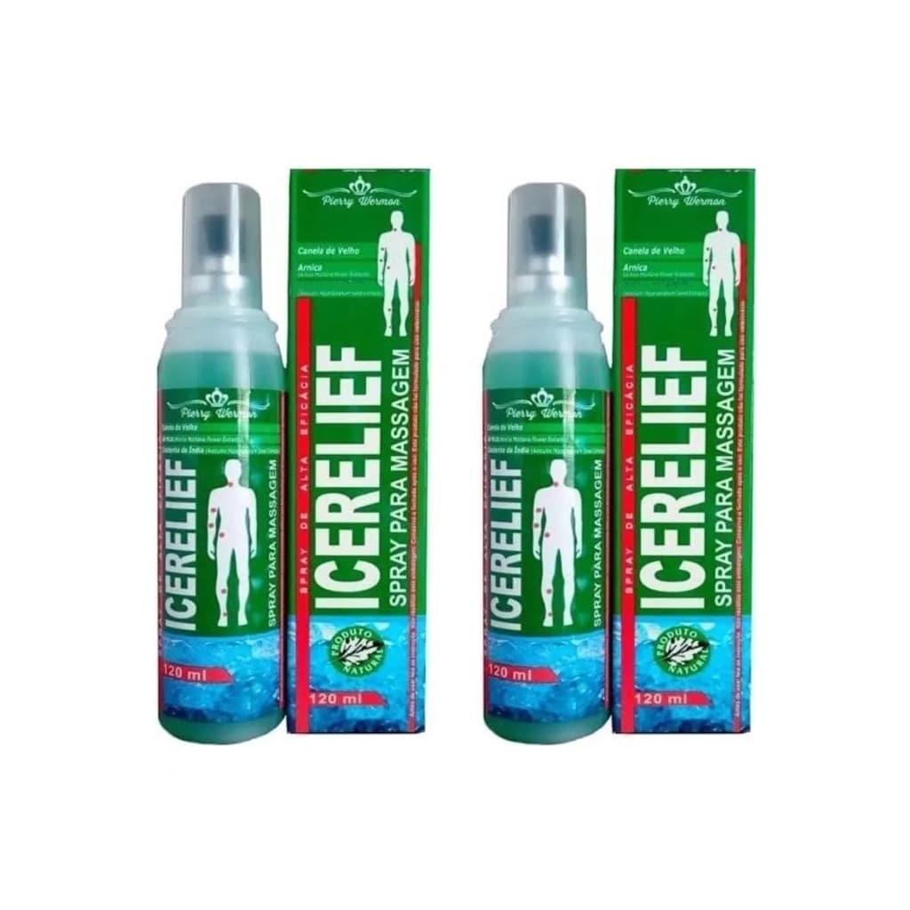 Kit 2x Spray Para Massagem Icerelief com Arnica 120 ml