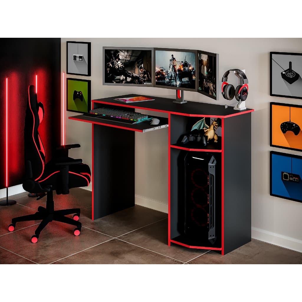 Mesa Computador Notebook Gamer Home Office - Cores