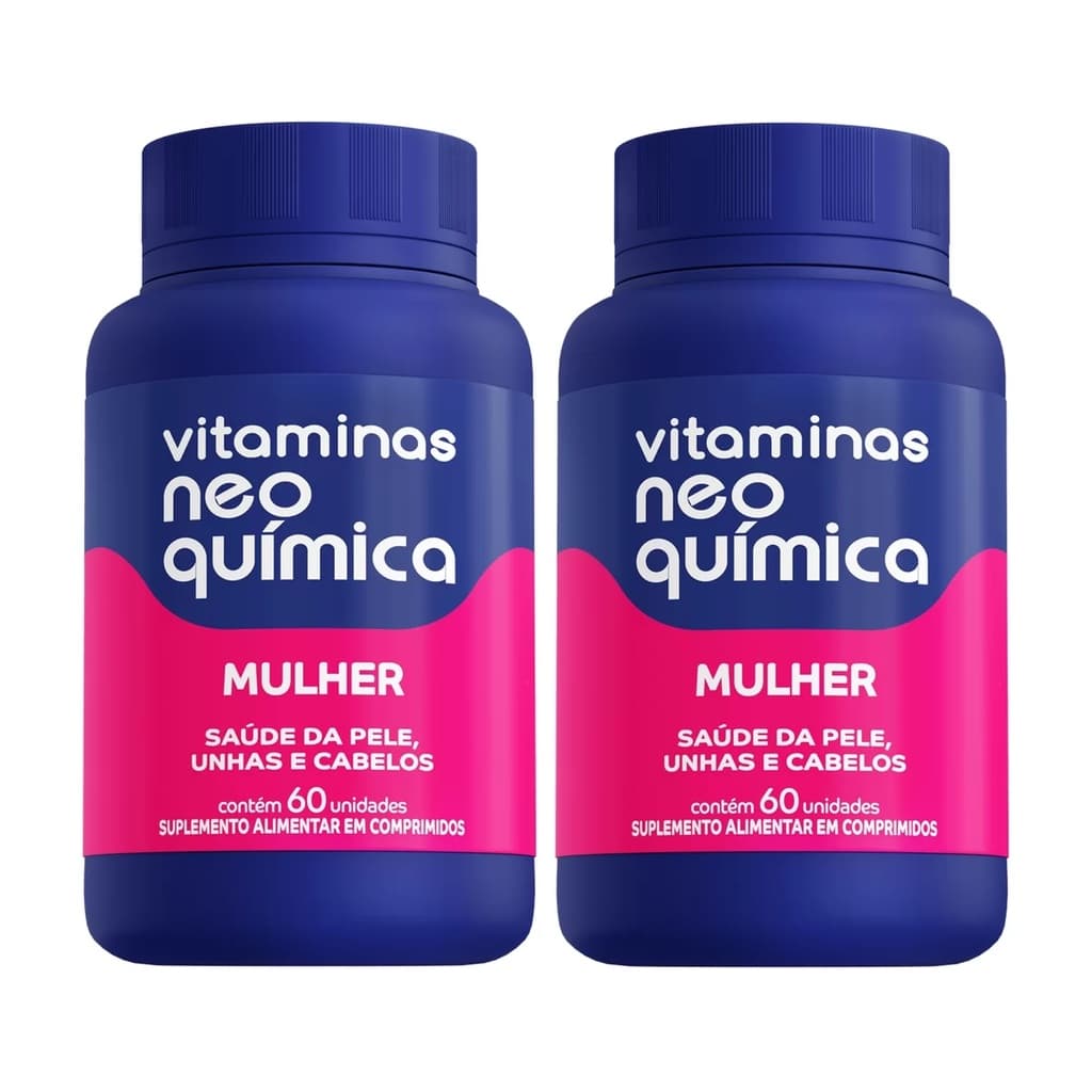 Kit 2 Vitamina Mulher 60 Cápsulas - Neo Química