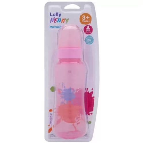 Mamadeira Clean Rosa 250ml - Lolly