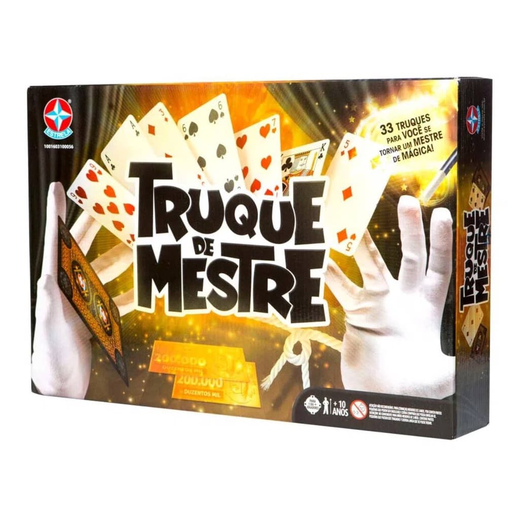 Jogo Truque de Mestre 33 truques Mágica Família Infantil