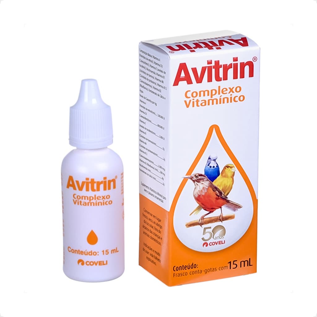 Avitrin Polivitamínico Coveli para Pássaros - 15ml
