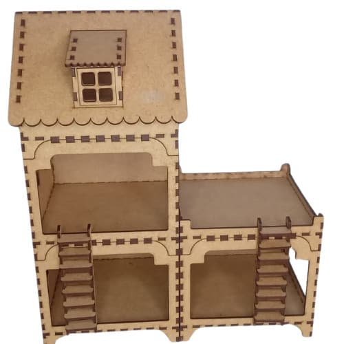 Casinha de boneca modulada, articulada, monte como quizer