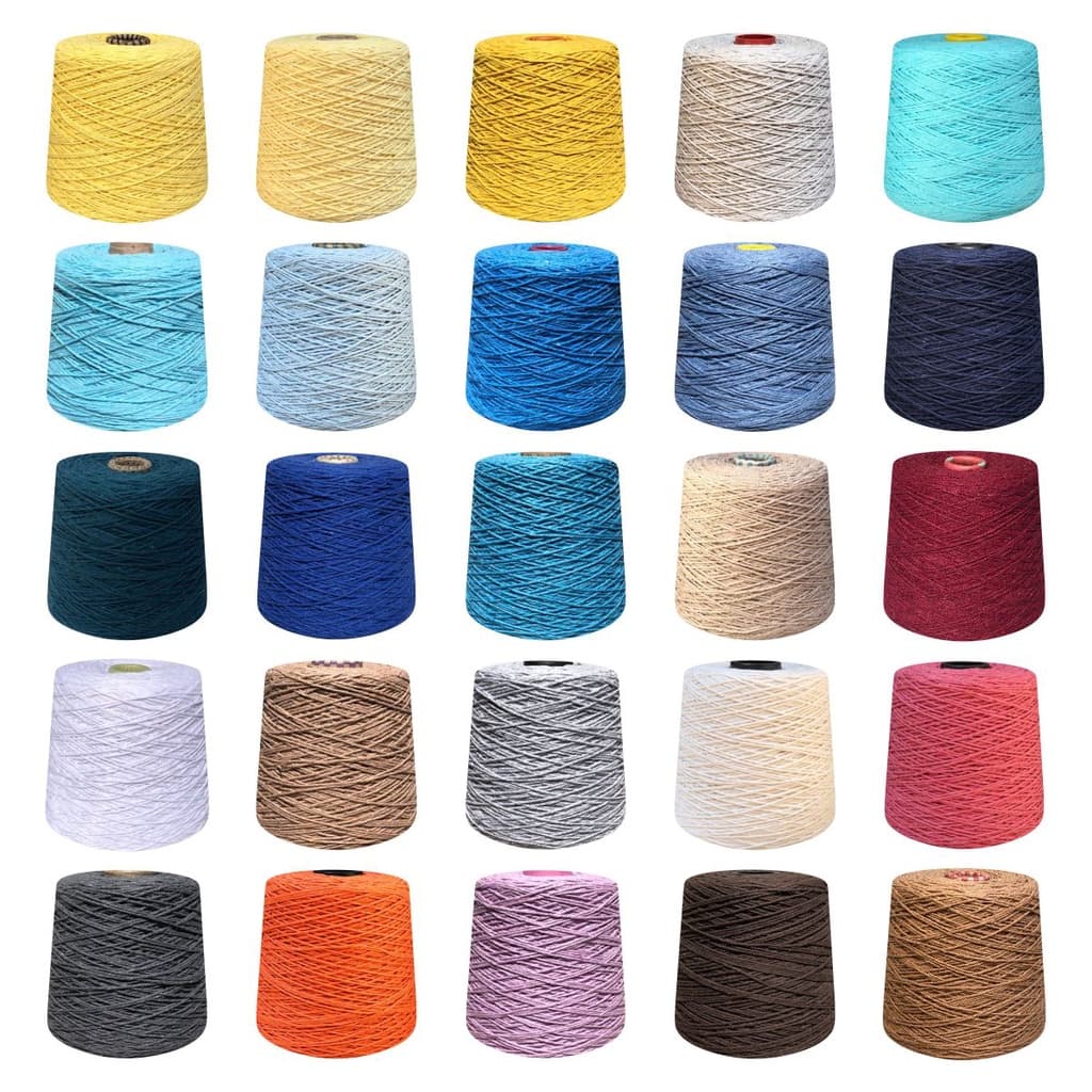 Barbante Colorido Número 6 Fios Linha Para Crochê 1 kg Crochetka Cores De A a B