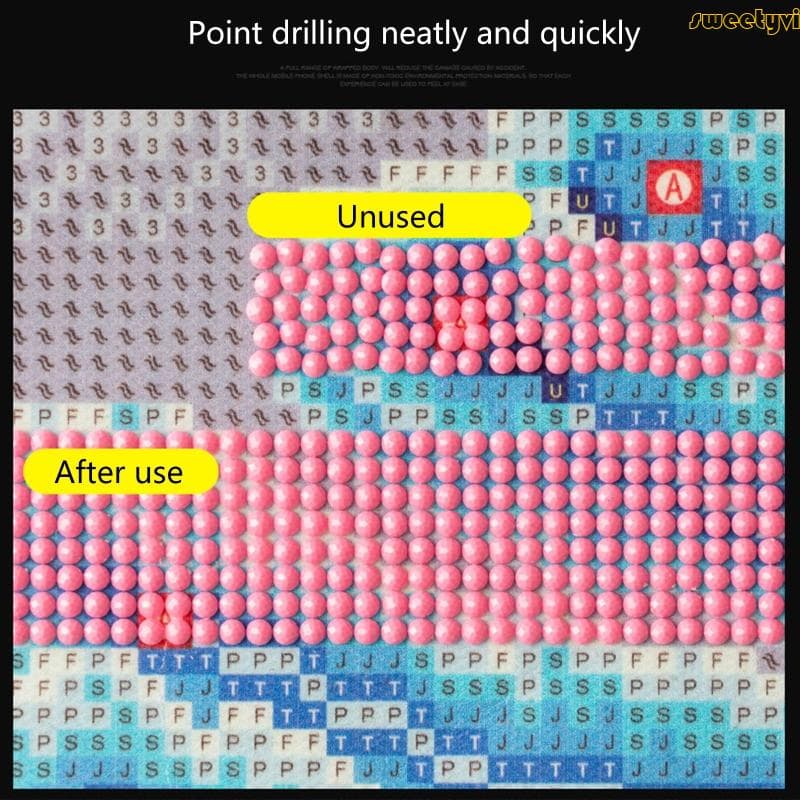 Ferramenta Fixação Pintura Régua Diamante Para 5D