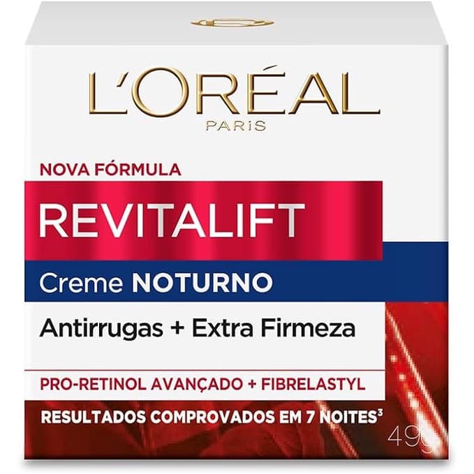 Creme Facial Anti-Idade L'Oréal Paris Revitalift Pro-Retinol Noturno 49g