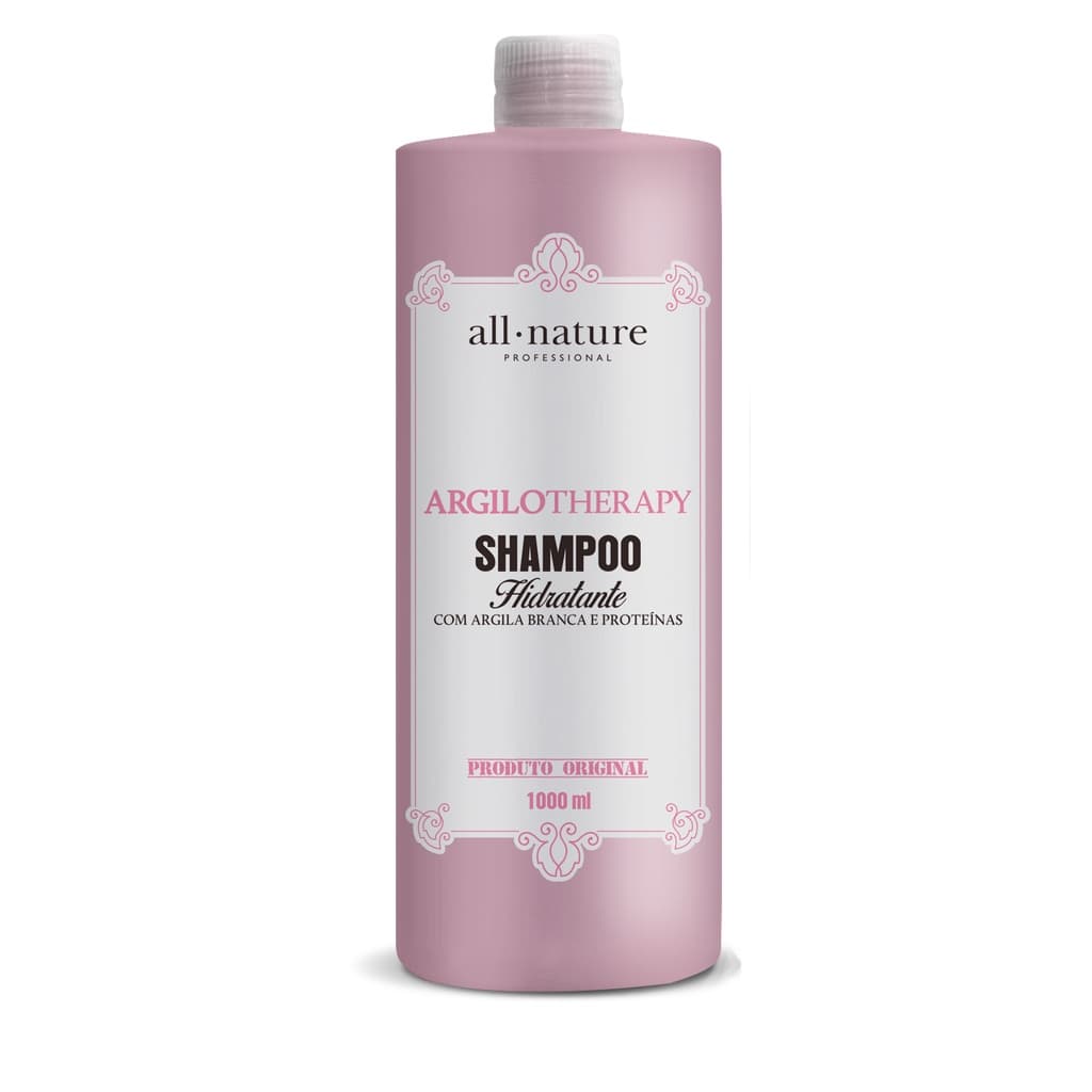 Shampoo Argilotherapy Hidratante 1000ml Argila Branca e Proteínas All Nature