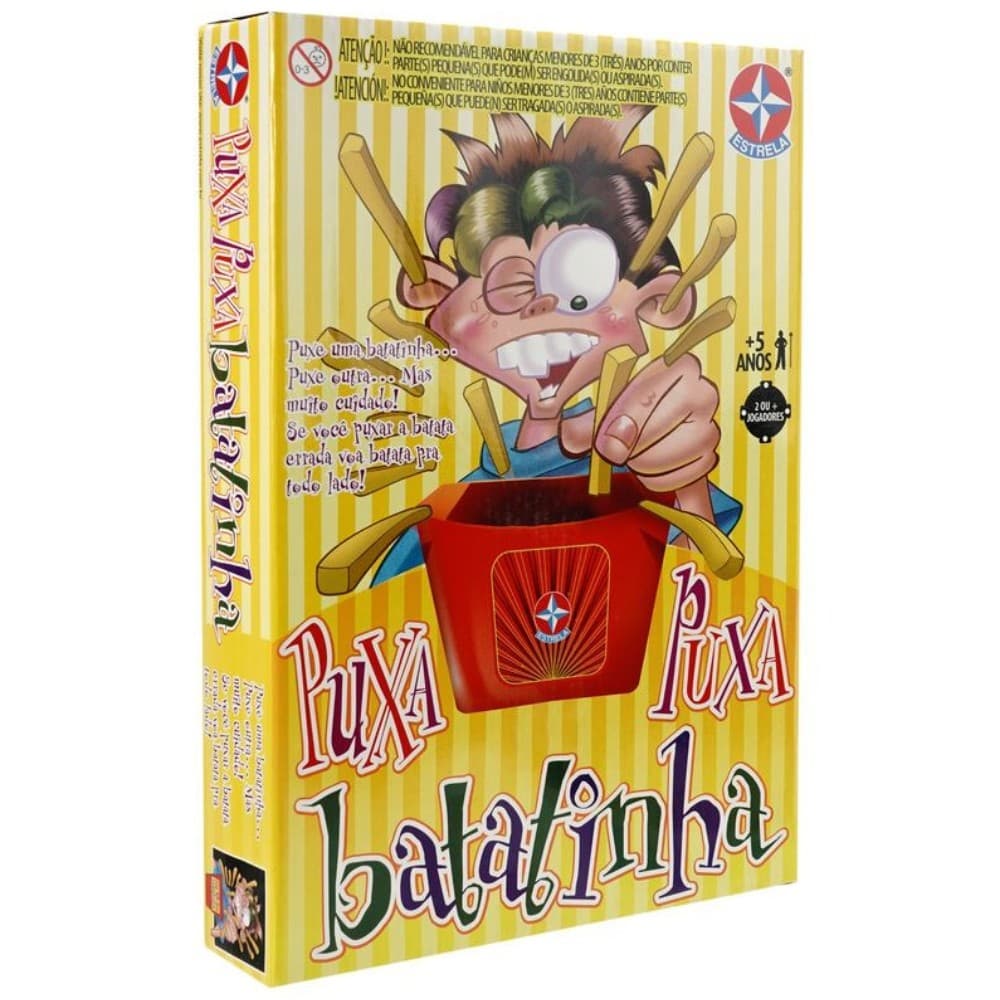 JOGO PUXA PUXA BATATINHA ESTRELA BRINQUEDOS CRIANÇAS ESTRATÉGIA FÁMILIA HABILIDADE BATATA FRITA PUXE