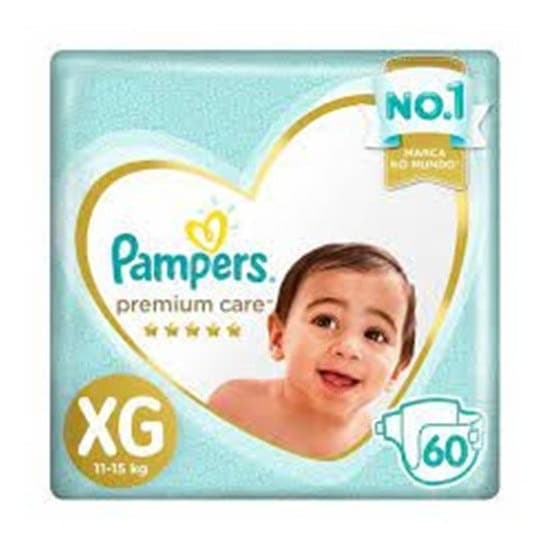 Fralda Descartável Pampers Premium Care Xg 60un