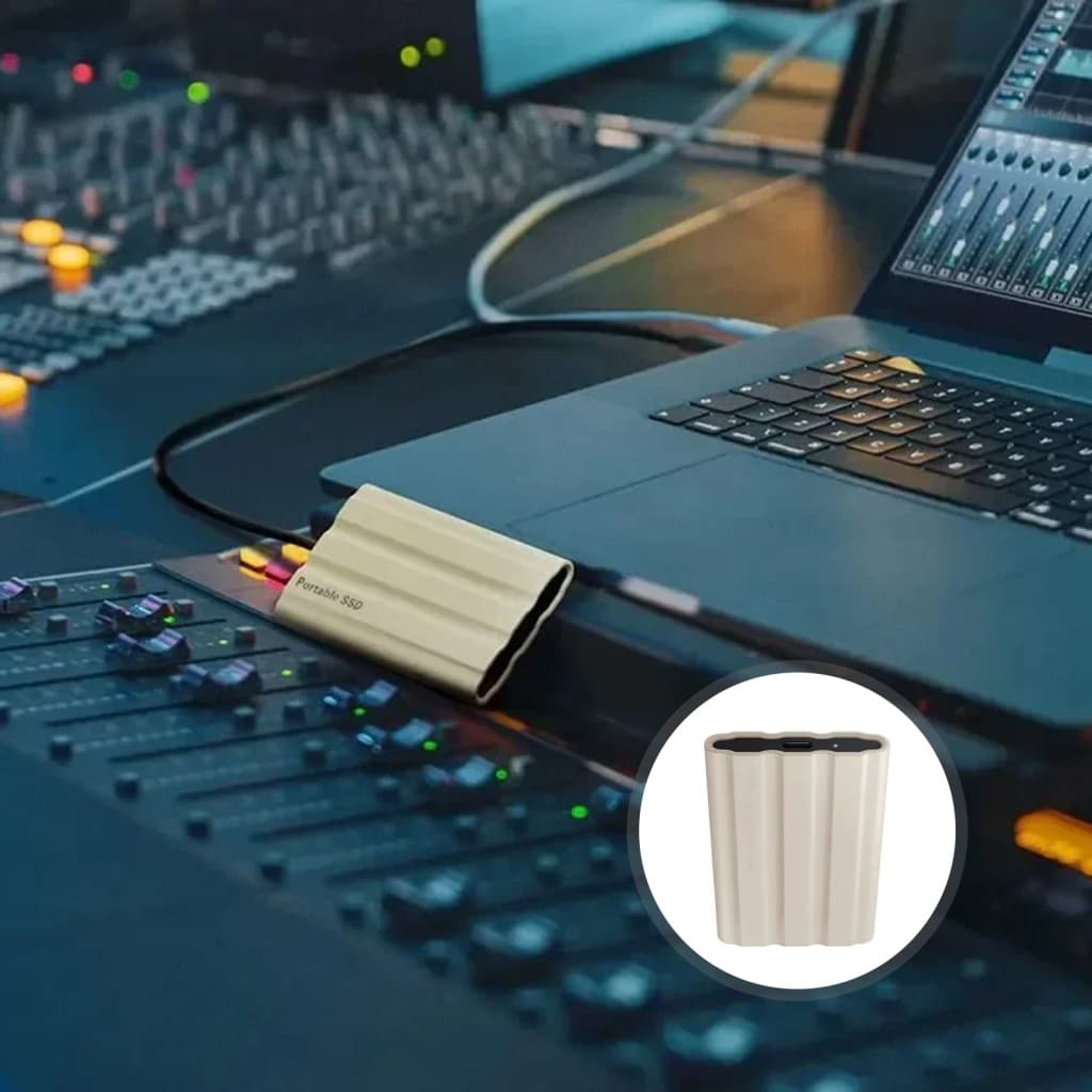 Unidade Externa De Estado Sólido Ssd Portátil De Alta Velocidade 1/2/4tb Usb 3.1/type-c Para Telefone Laptop Plug and Play De Armazenamento De Dados
