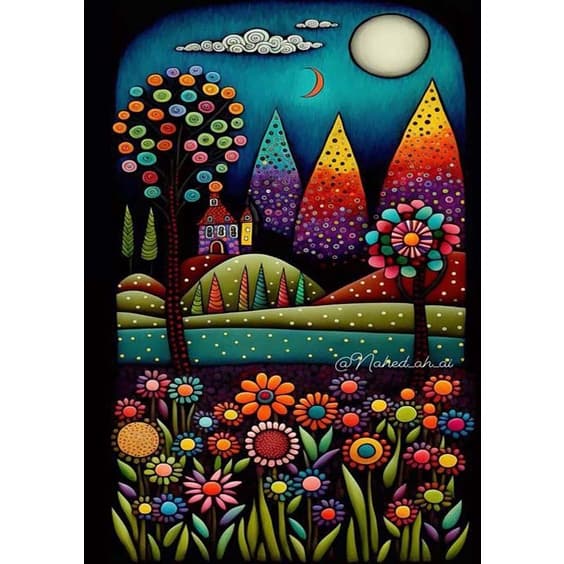 Pintura Diamantada 5D Com Diamantes DIY De Paisagem Completa Castelo De Fantasia Quadro Colorido Multicolor Adequado Para Decoração De Parede Doméstica Crianças De Inverno E Férias De Verão