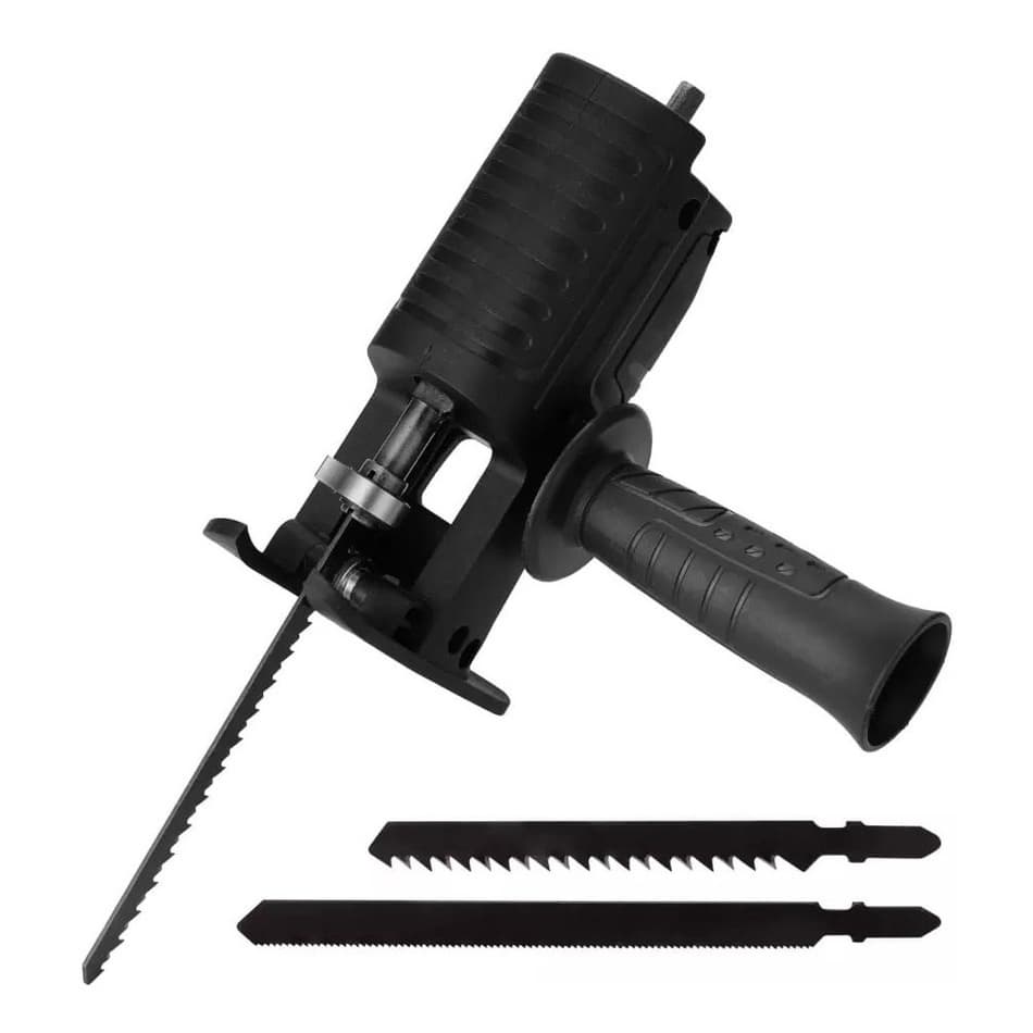 Adaptador Serra Tico Tico  Com 3 Laminas Para Furadeira E Parafusadeira