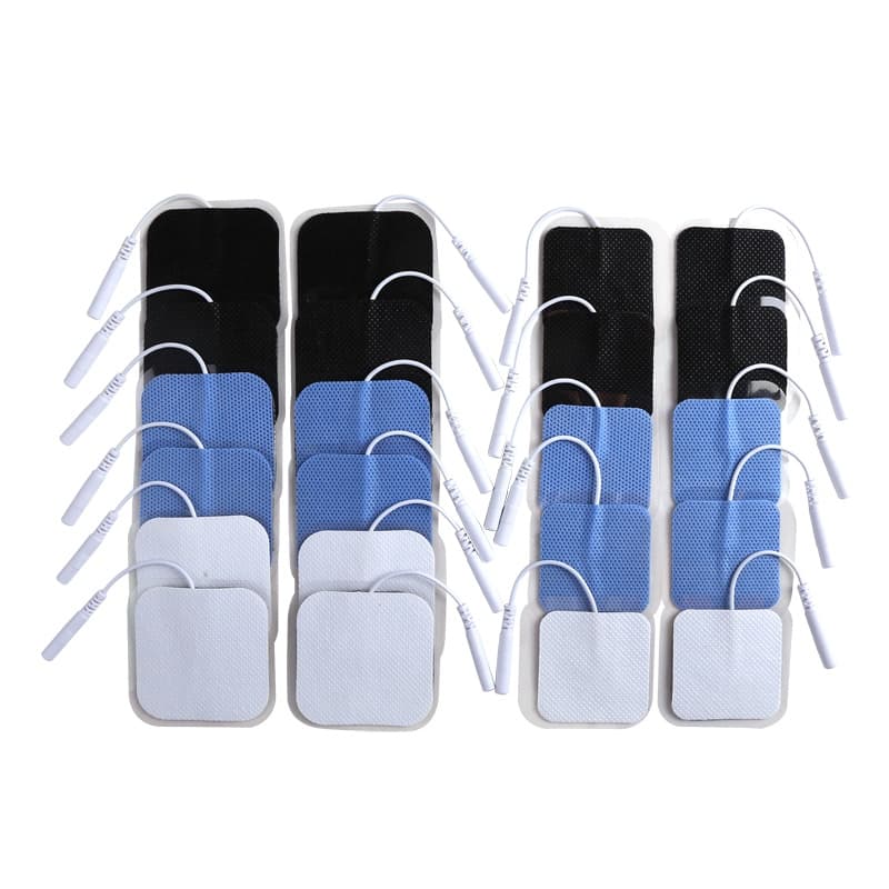 30/40/50pcs Almofadas De Eletrodo Para Máquina De Terapia De Unidade Estimulador Muscular Massageador Massagem De Pulso 