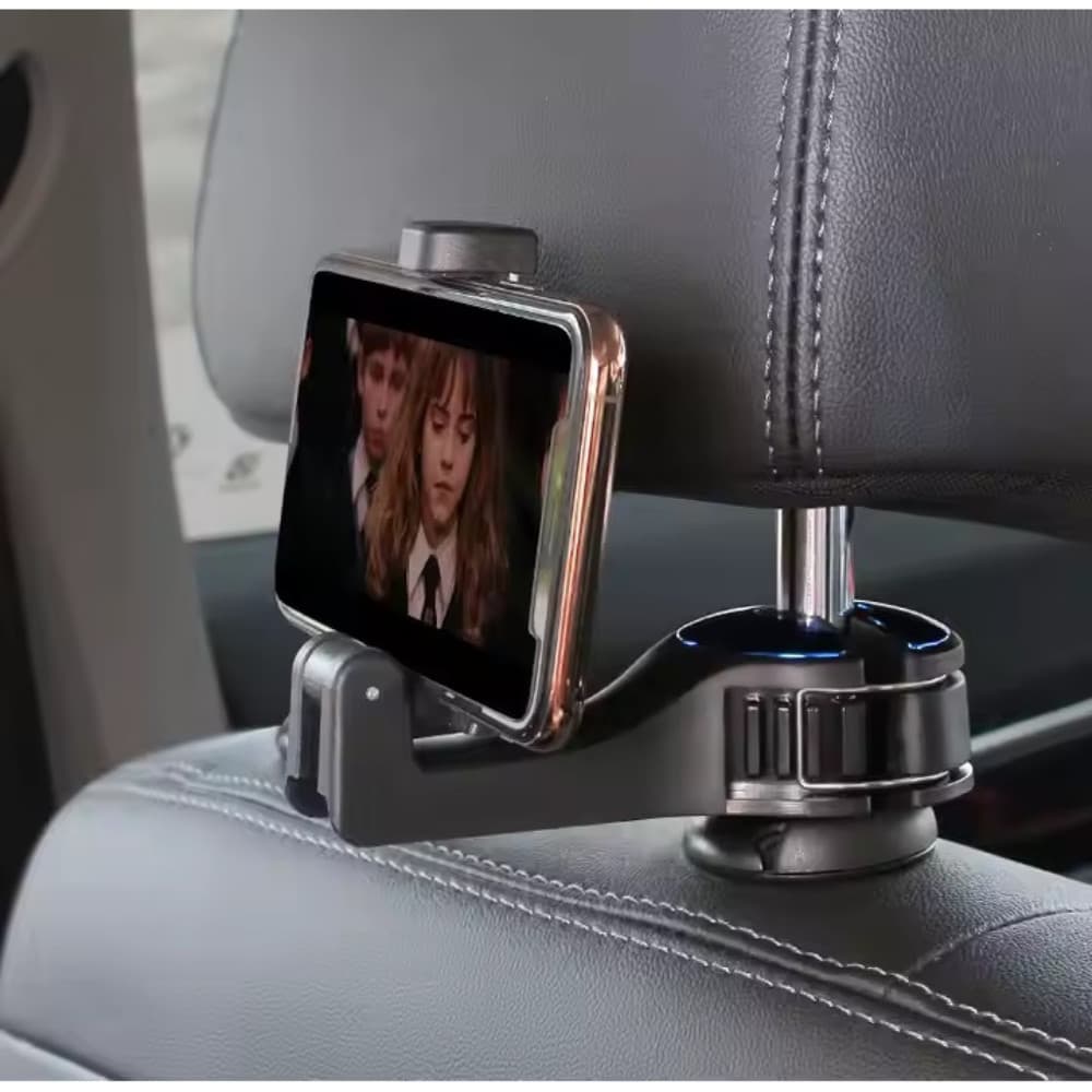 Suporte Celular para Banco Traseiro Carro Serve como Gancho para Pendurar Sacola Bolsa Cor Preto Karbox