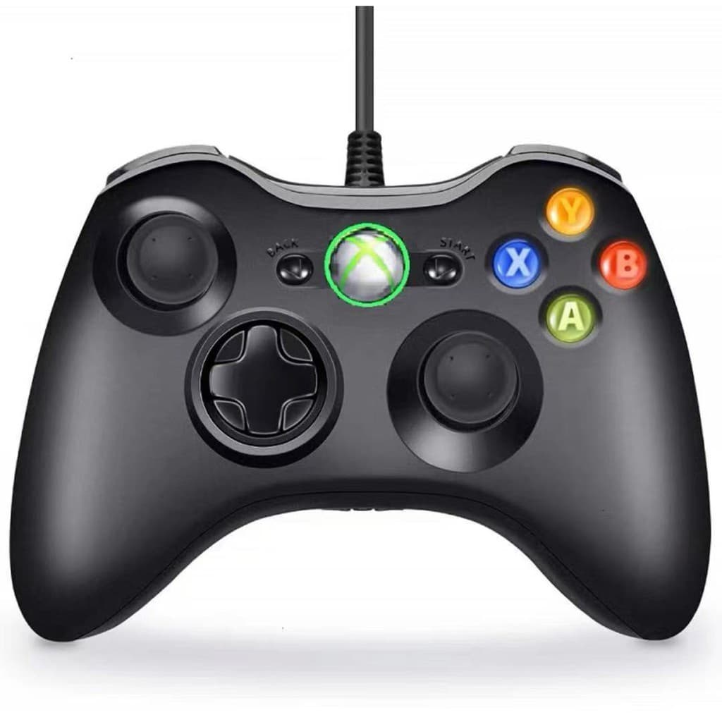 Controle De Xbox 360 Com Fio Para Video Game e PC/ Fat E Pc Joystick Jogo su