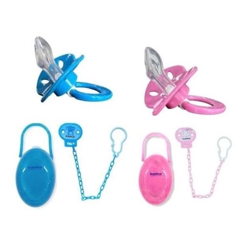 Chupeta Plus Bico Anatômico mais Porta Chupeta mais Prendedor De Chupeta