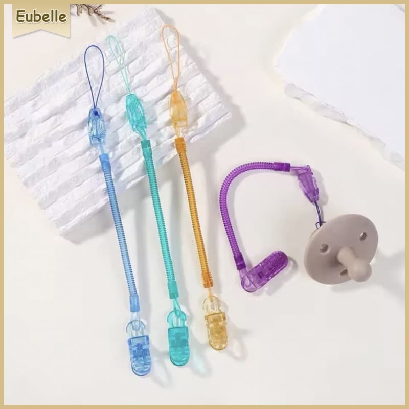 1/2/3 Pcs Clipe De Chupeta De Mola Para Bebês/Corrente Corrente Pode Elonga A Para Evitar Mordedor