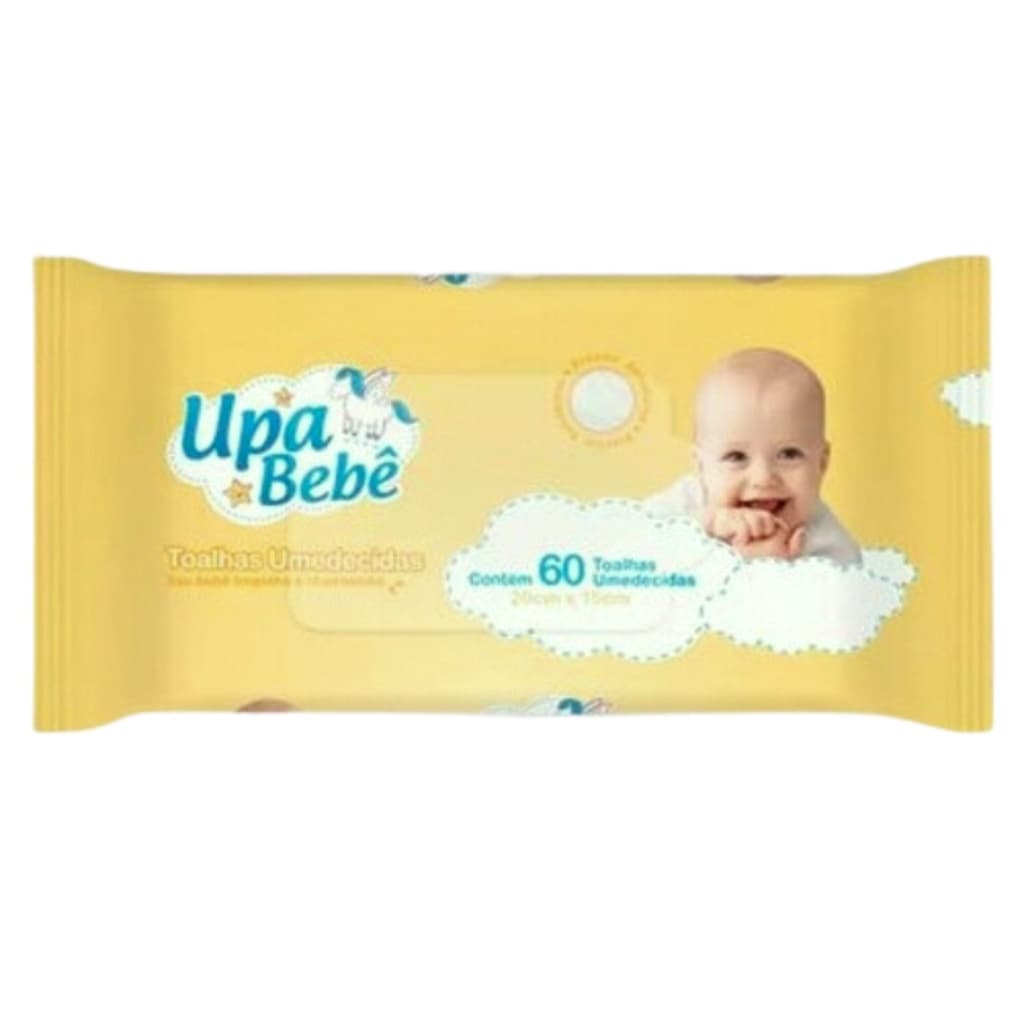 Lencinho Para Bebê Umedecido 60 Toalhinhas Upa Bebê