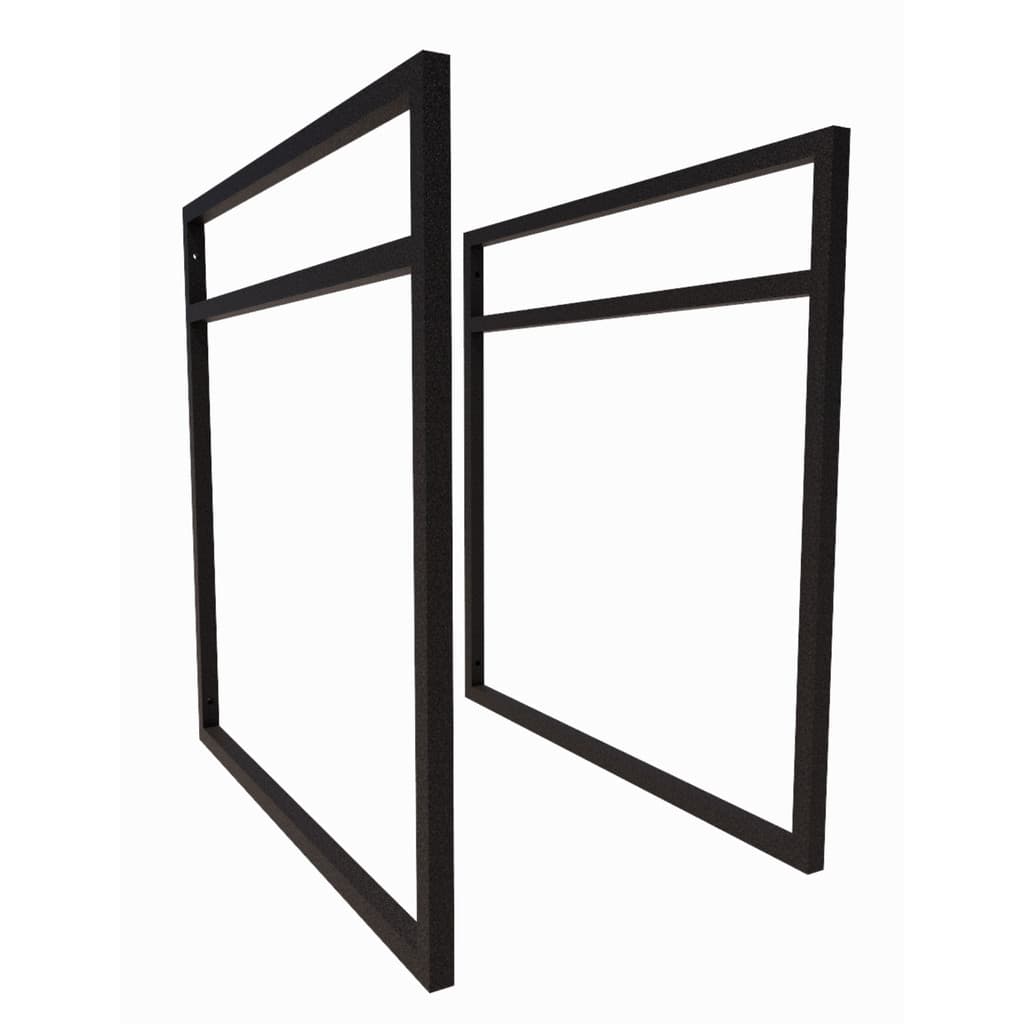 2 Suporte Prateleira Nicho Estilo Industrial Forno Microondas 45cm Parede Aço Cozinha Decoração Loft