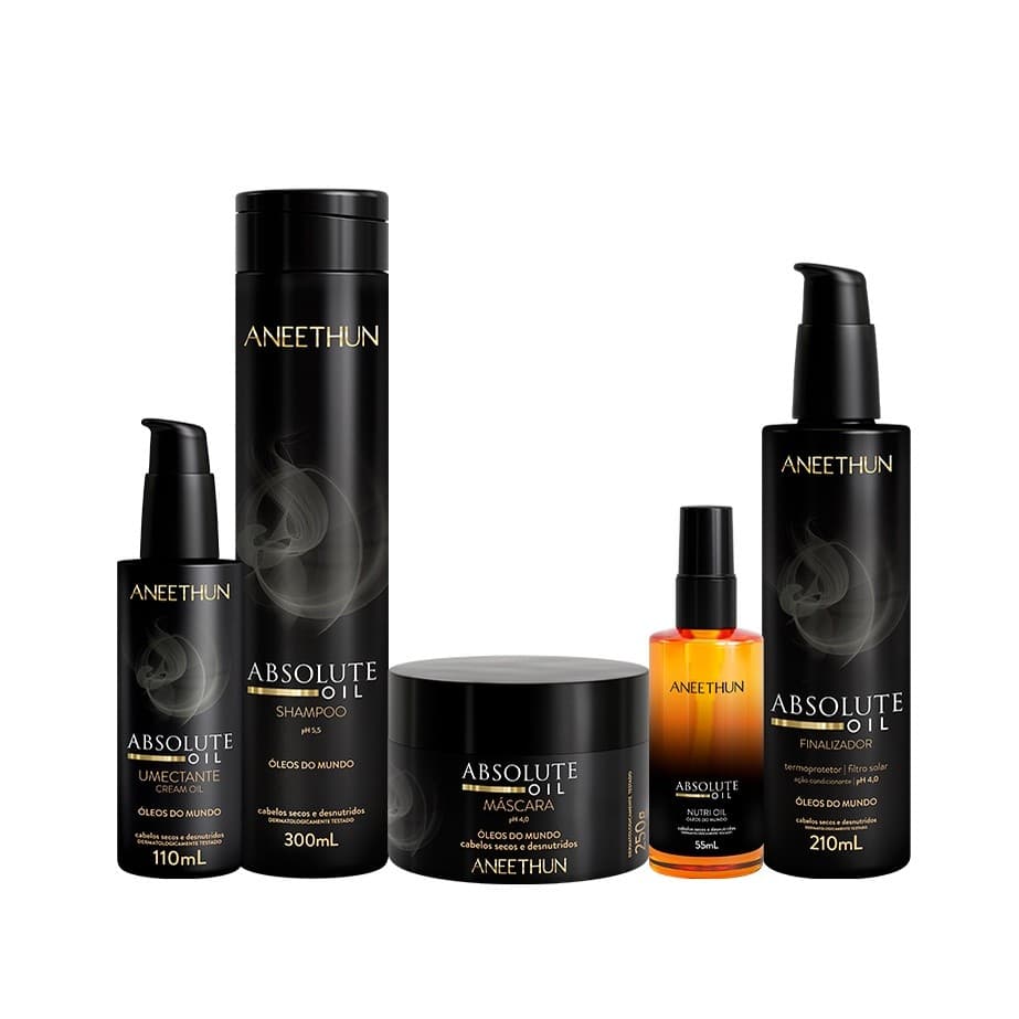 Kit Absolute Oil Aneethun Profissional Nutrição Intensa