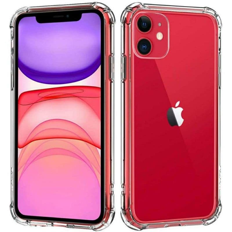 Capa Capinha IPhone Transparente Anti Impacto Tpu Case Para Apple 6/ 6s 7 8 Plus Se Xr 11 12 13 14 15 16 Pro Max 17 Air
