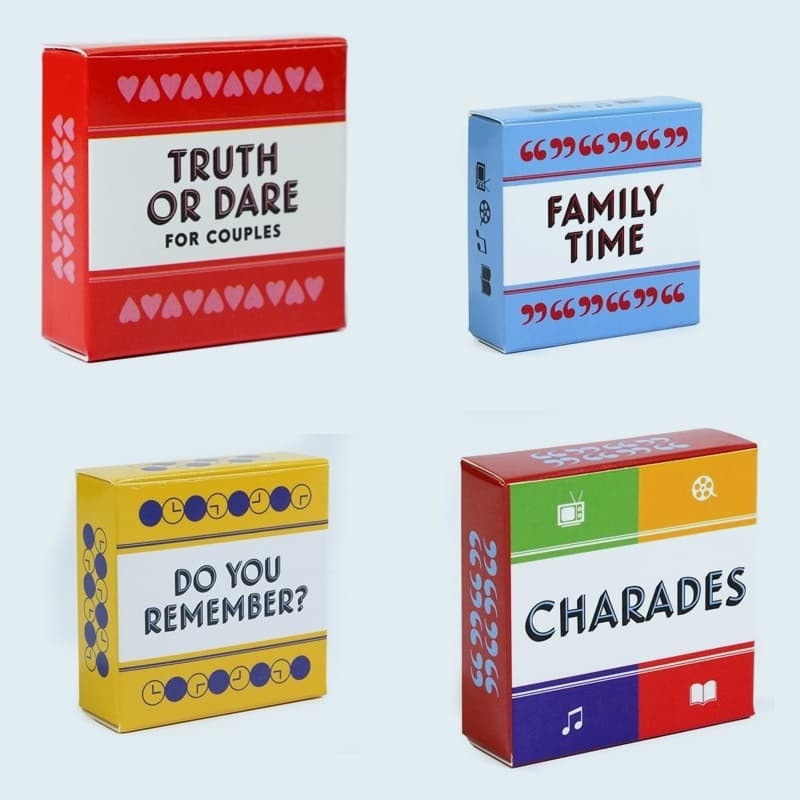 The Mini Size Truth Or Dare For Couples Drinking Cards English Charades Family Time Do You Remember Deck Games