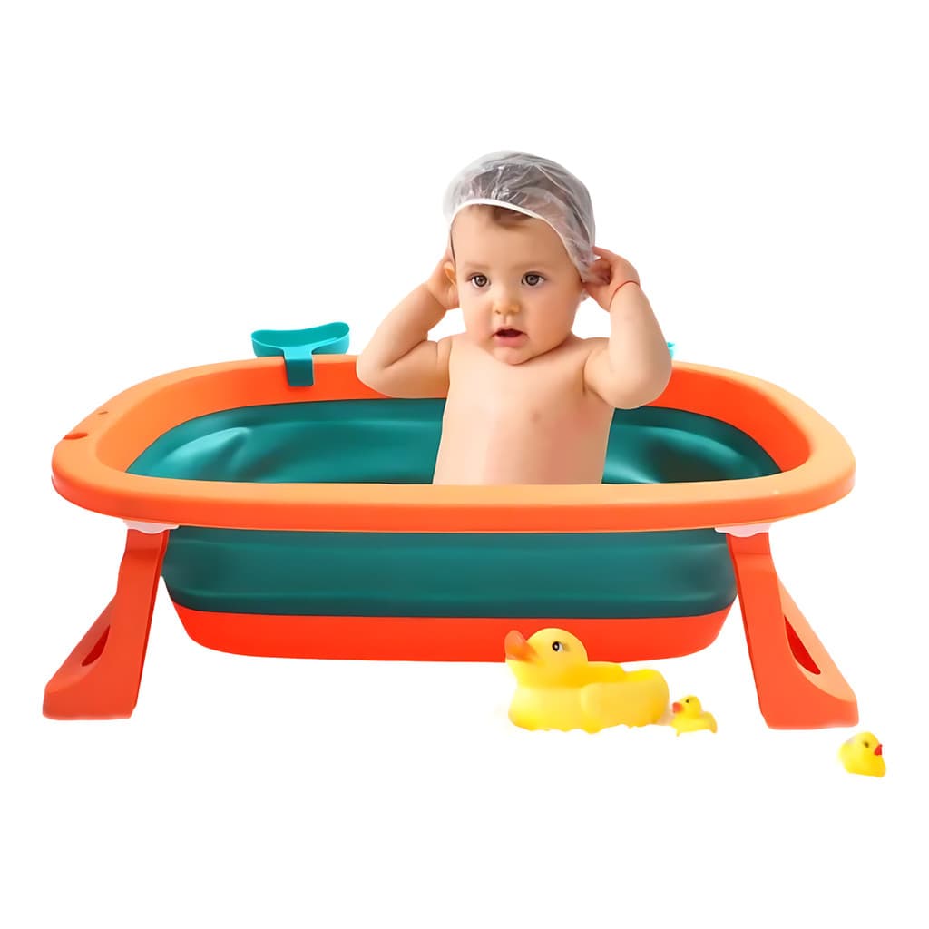 Banheira De Bebê Com Suporte Para Sabonete Retrátil Infantil