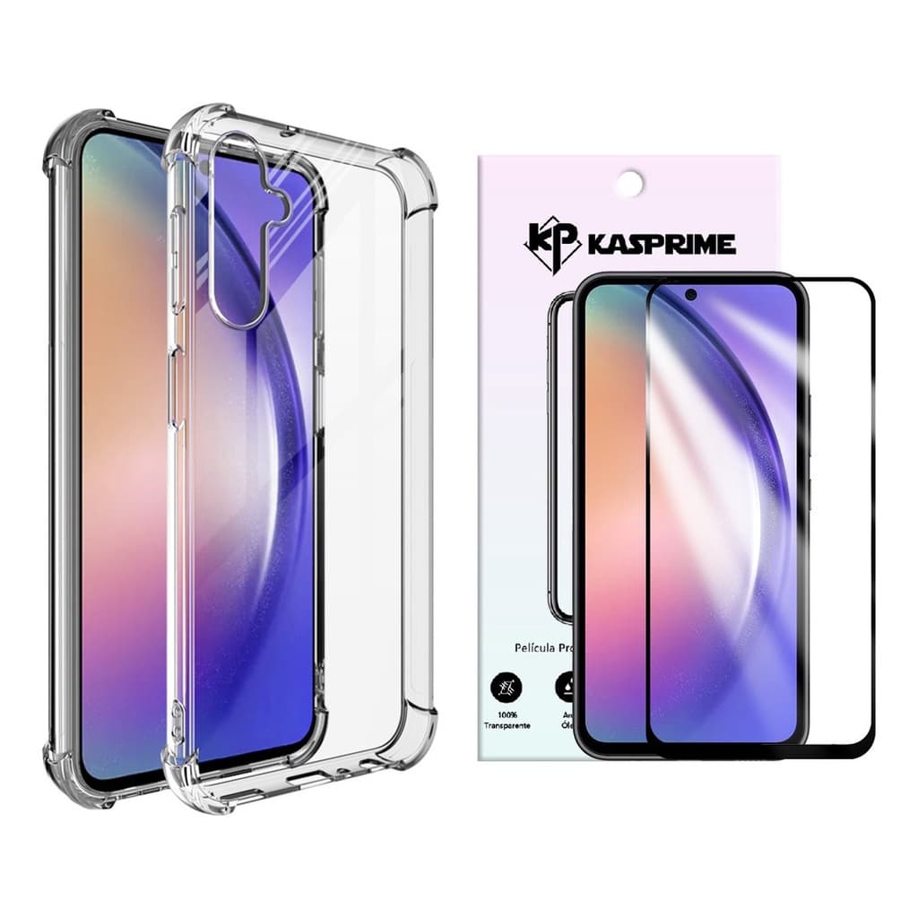 Capa Case Capinha Compatível Com Galaxy A54 5g + Película 3d Vidro Temperado