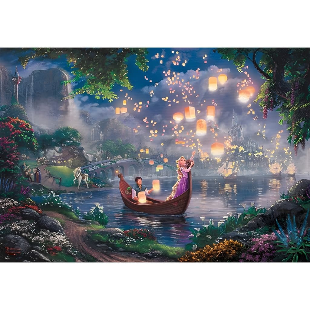 Pintura 5D Diamante DIY/Fantasia/Lanterna/Agulha E Fio/Princesa/Castelo/Rã Story Picture Digital Sticker Wall Decoration