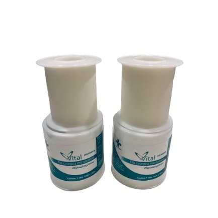 Kit C/2 Fitas Micropore 5cm x 10 Metros Branca - Vital