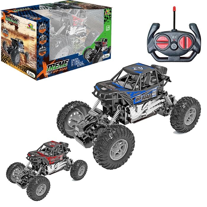 Brinquedo Carro Carrinho Controle Remoto Rally Xtreme 7 Funções - Art Brink