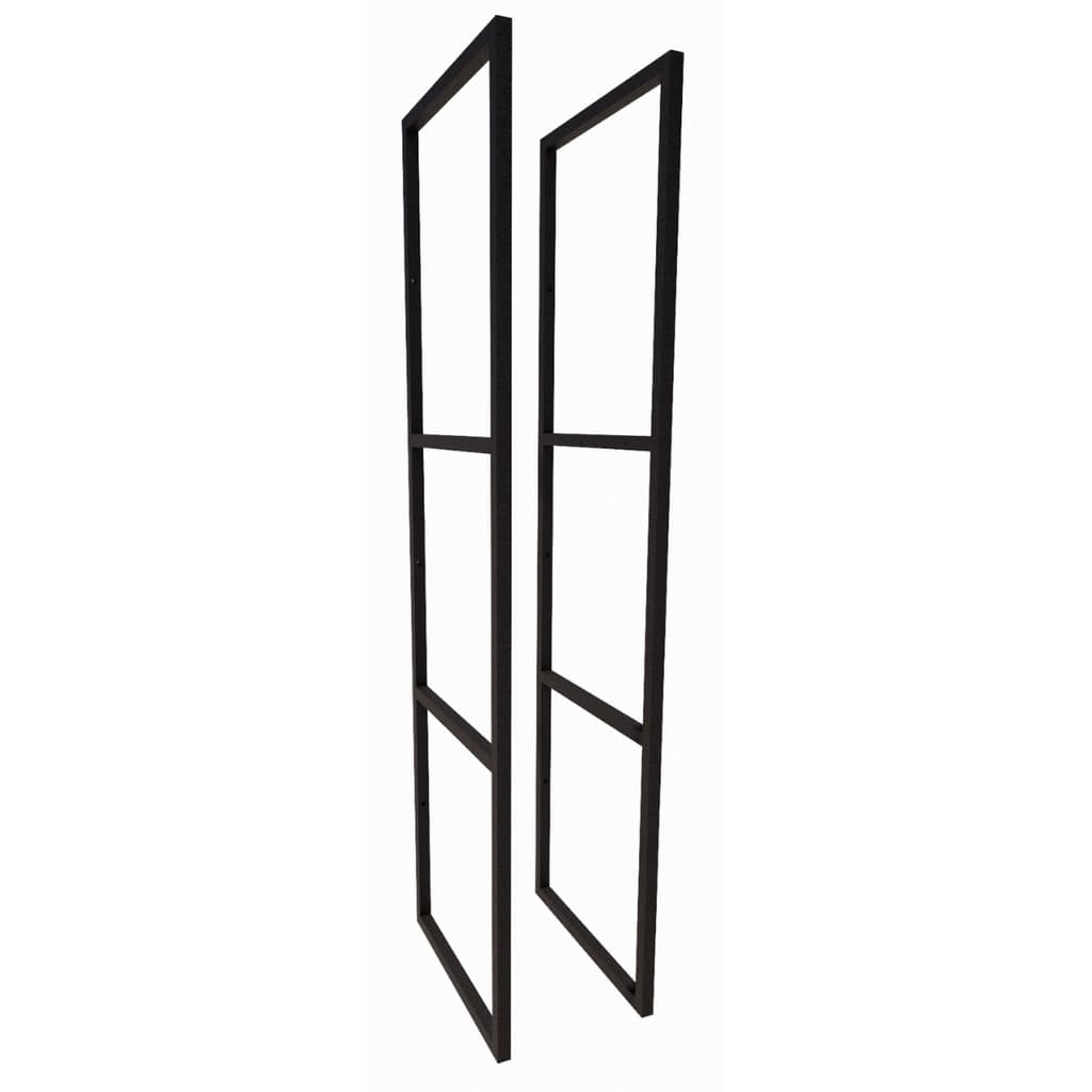 2 Suporte Prateleira Estilo Industrial Parede Teto 100x28cm