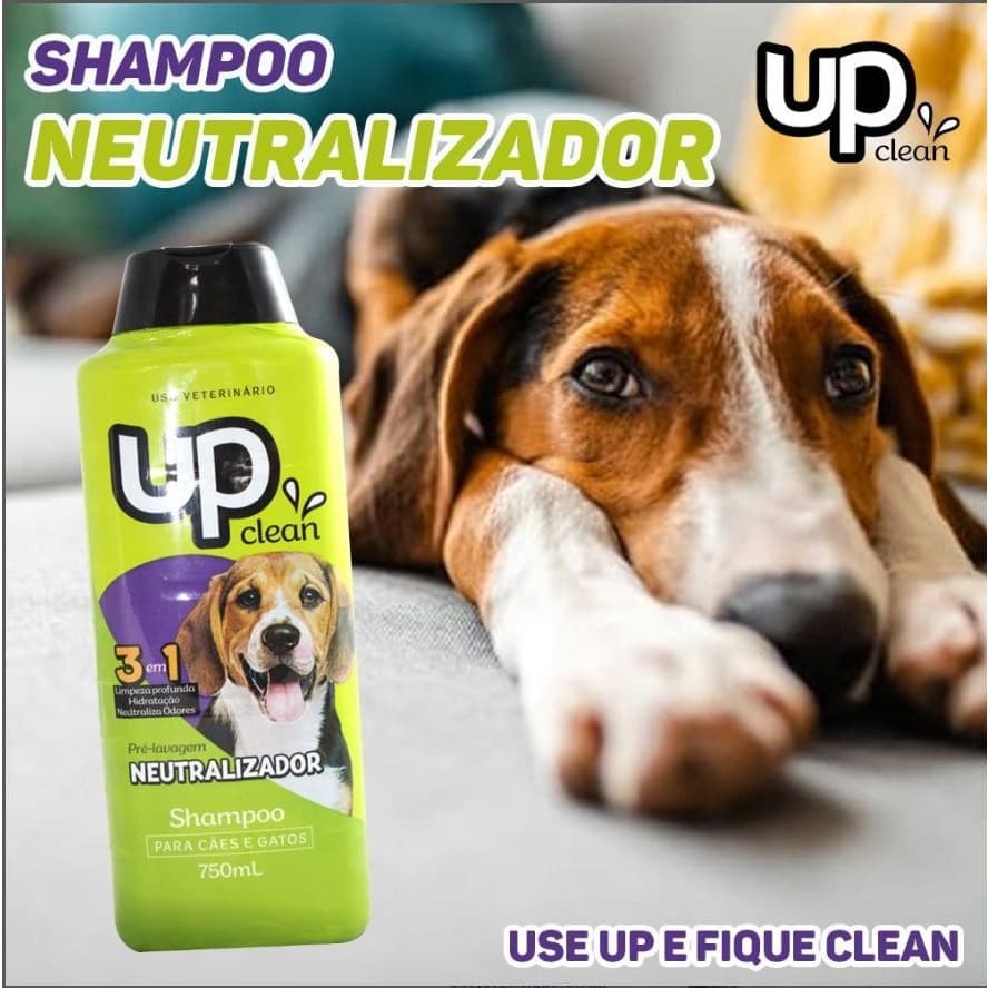 Shampoo Neutralizador de Odores para Cachorro 750ml UP Clean