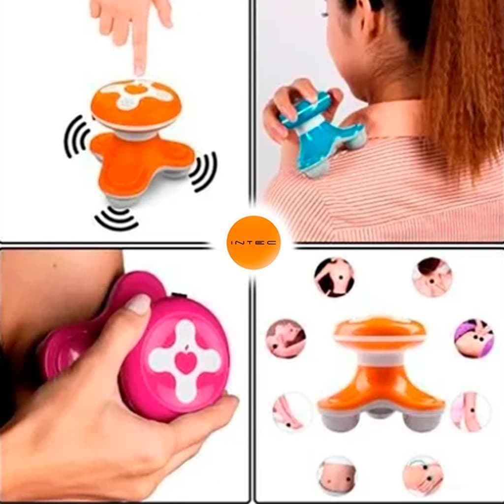 Massageador a Pilha  Corporal Muscular Eletrico MSG-V