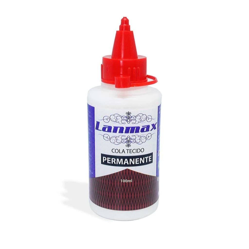 Kit 2 Colas para Tecido Permanente Artesanato Patchwork Lanmax 100ml