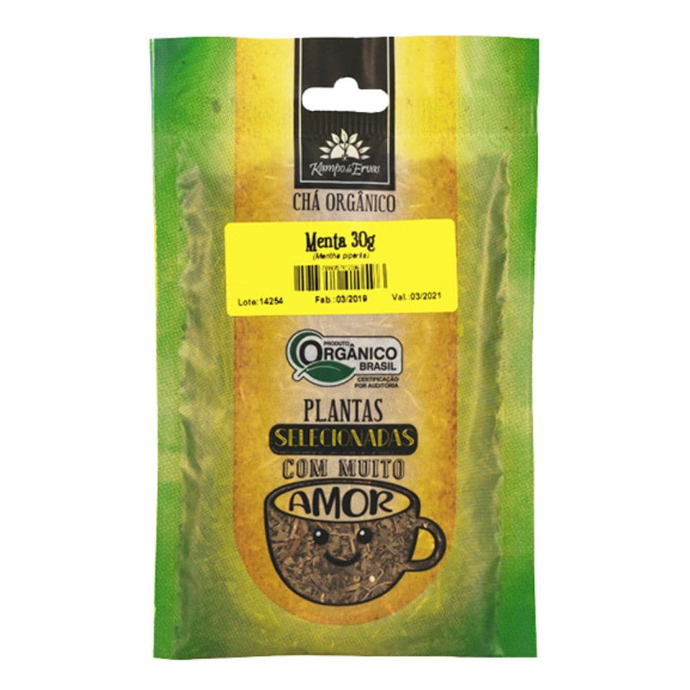 Menta Inglesa Piperita erva Orgânico Hortelã Pimenta 30g