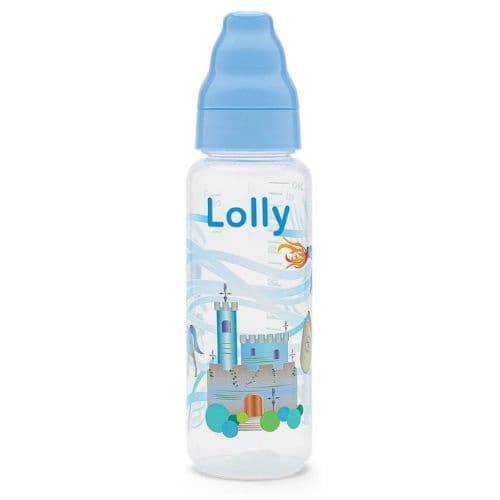 Mamadeira Tip Silicone 240ml Azul - Lolly