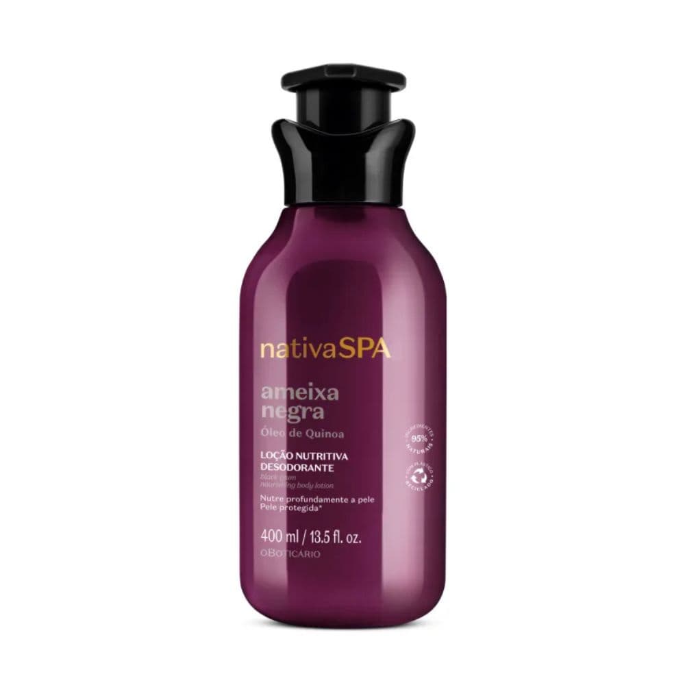 Loção Hidratante Desodorante Corporal Nativa Spa Ameixa Negra 400ml